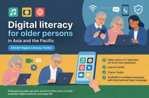 Digital literacy for older persons in Asia and the Pacific