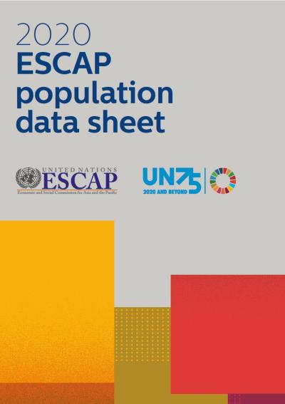 ESCAP population data sheet 2020