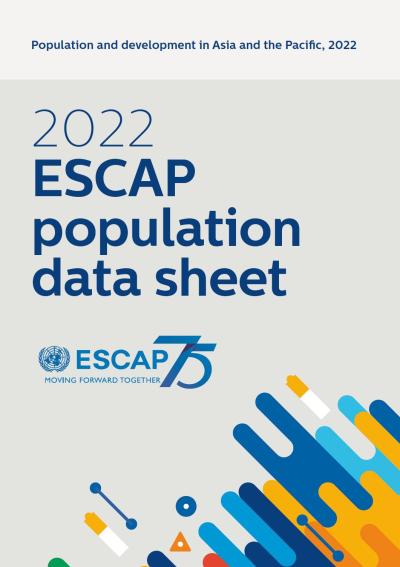 ESCAP population data sheet 2022