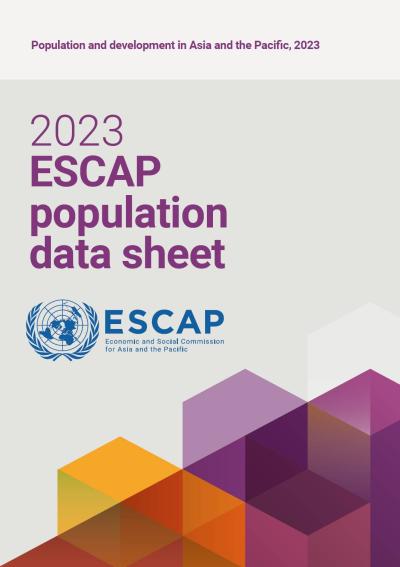 ESCAP population data sheet 2023